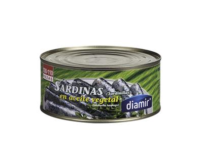 SARDINILLA ACEITE 100/110 DIAMIR -  950 grs