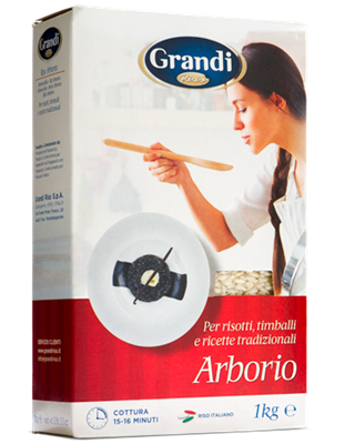 ARROZ ARBORIO GRANDI - 1 KG